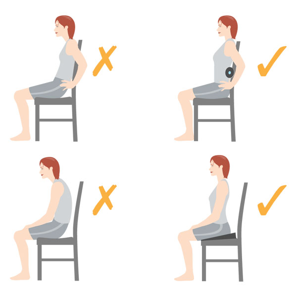 điều chỉnh tư thế ngồi là cách giúp đau thắt lưng không tìm đến