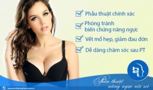 Phẫu thuật nâng ngực nội soi là phương pháp tiên tiến