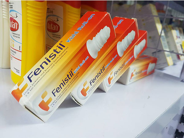 Thuốc Fenistil Gel® thuộc nhóm histamin và kháng dị ứng